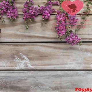 Vải phông nền hoa lá FO5383