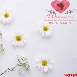 Vải phông nền hoa lá fo3298