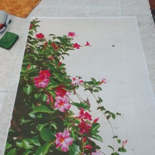 Vải phông nền hoa lá FO4289