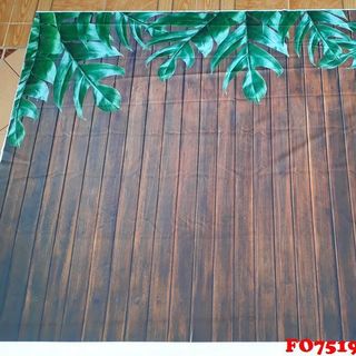 Vải phông nền hoa lá FO7519