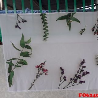 Vải phông nền hoa lá FO6240