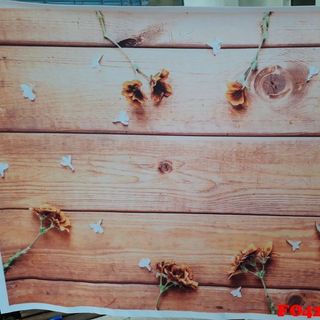 Vải phông nền hoa lá FO4291