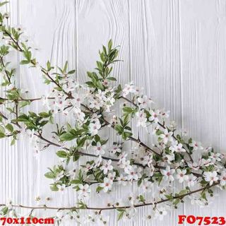 Vải phông nền hoa lá FO7523