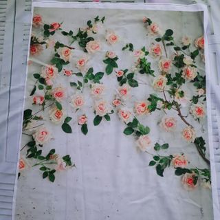 Vải phông nền hoa lá FO6423