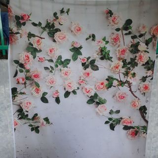 Vải phông nền hoa lá FO6423