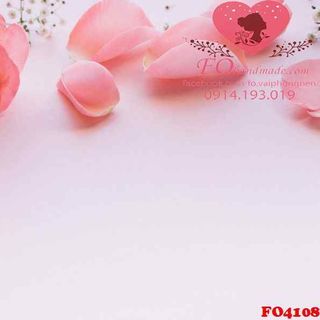 Vải phông nền hoa lá FO4108