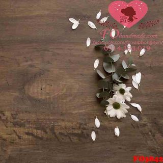 Vải phông nền hoa lá FO3842