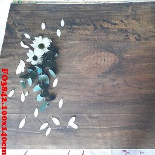 Vải phông nền hoa lá FO3842