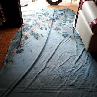 Vải phông nền hoa lá FO6434