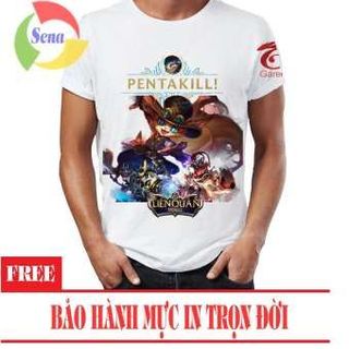 Áo Thun Liên Quân Mobile 3D Fennik Skin Nhà Thám Hiểm Trắng