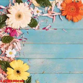 Vải phông nền hoa lá FO4130