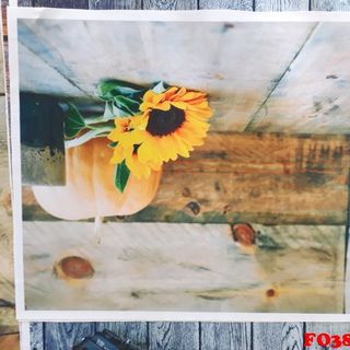 Vải phông nền hoa lá FO3852