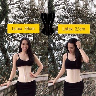 Nịt bụng Latex siêu giảm mỡ bụng 25 xương thép - Nhâp Khẩu Hi Lạp