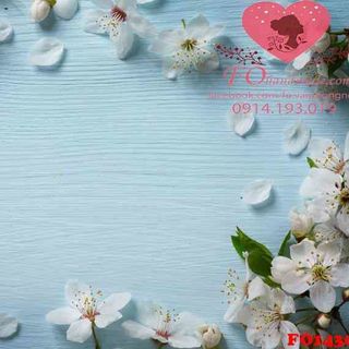 Vải phông nền hoa lá FO14308