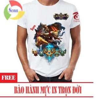 Áo Thun Nam Liên Quân Mobile 3D Toro Trắng giá sỉ