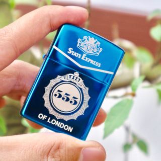 Zippo xanh 555