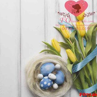 Vải phông nền hoa lá FO7146