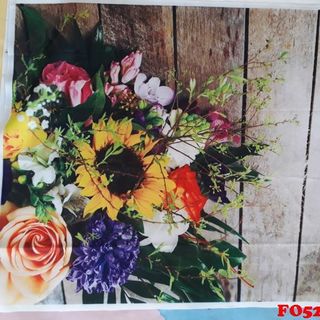 Vải phông nền hoa lá FO5284