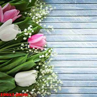 Vải phông nền hoa lá Fo15182