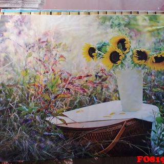 Vải phông nền hoa lá FO8196