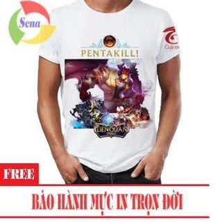 Áo Thun Liên Quân Mobile 3D Maloch Skin Đại Tiệc Hóa Trang Trắng