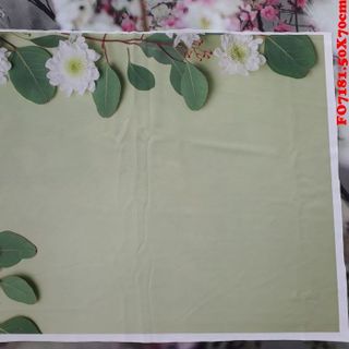 Vải phông nền hoa lá FO7181
