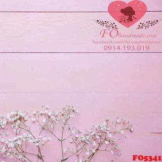 Vải phông nền hoa lá FO5341