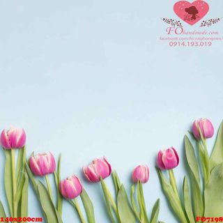 Vải phông nền hoa lá FO7198