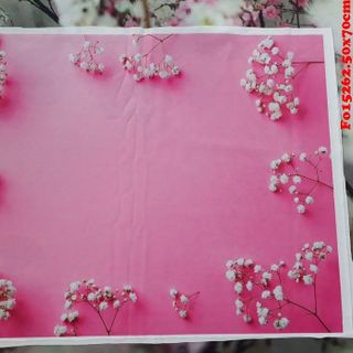 Vải phông nền hoa lá Fo15262