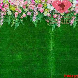 Vải phông nền hoa lá FO6137