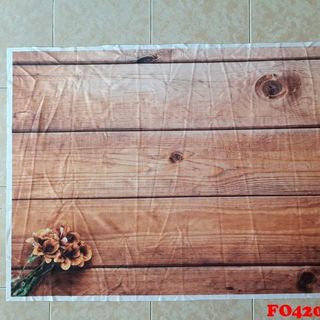 Vải phông nền hoa lá FO4201