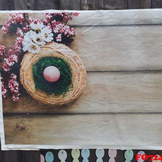 Vải phông nền hoa lá FO7245