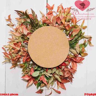 Vải phông nền hoa lá FO3858