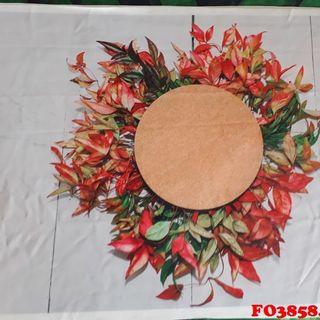 Vải phông nền hoa lá FO3858