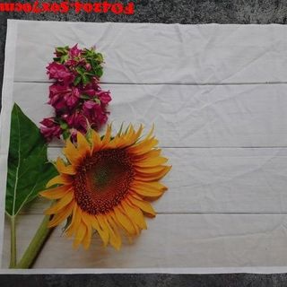 Vải phông nền hoa lá FO4204