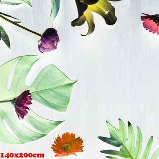 Vải phông nền hoa lá Fo15674