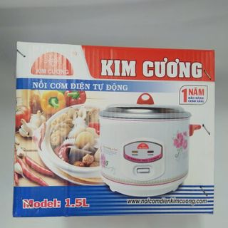 Nồi cơm điện Kim Cương nắp rời 15 lít