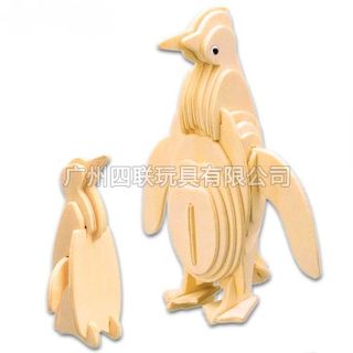 mô hình 2 mẹ con chim cánh cụt