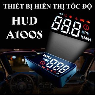 THIẾT BỊ HIỂN THỊ TỐC ĐỘ LÊN KÍNH LÁI Ô TÔ HUD A100S MẪU 2018 giá sỉ