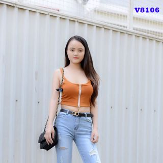 Quần jean nữ rách gối