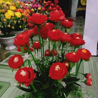 hoa hồng vải lụa