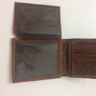 Ví da bò vân cá sấu Màu nâu