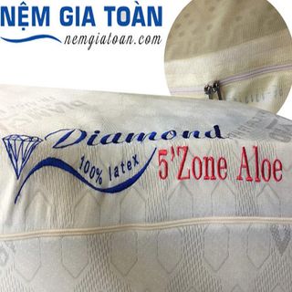 Nệm Cao Su Kim Cương 5Zone Aloe 160x200x10cm