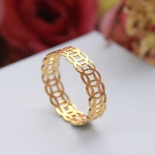 Nhẫn Kim Tiền - Trang Sức Hava Hồng Kông