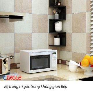 Kệ gỗ trang trí góc TTG026