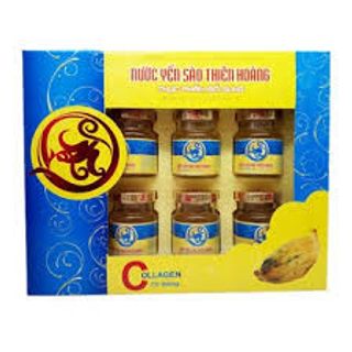 Yến sào thiên hoàng collagen 15 yến hộp 6 lọ 70 ml