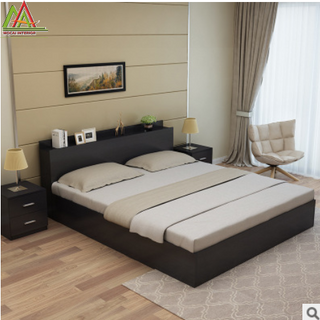 Giường ngủ gỗ MDF phủ melamin chống trầy