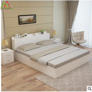 Giường ngủ gỗ MDF phủ melamin chống trầy