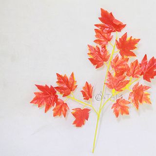 Cành lá phong đỏ giả số 62