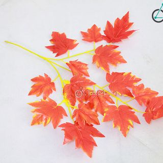 Cành lá phong đỏ giả số 62